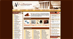 Desktop Screenshot of lawprofessor.com