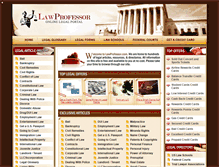 Tablet Screenshot of lawprofessor.com