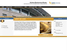 Tablet Screenshot of lawprofessor.org